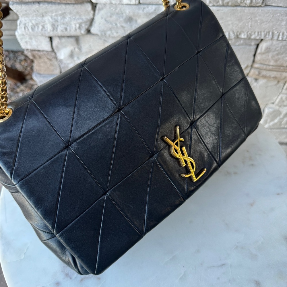 SOLD Saint Laurent Large Jamie Lambskin Shoulder Bag - Picture 5 of 15